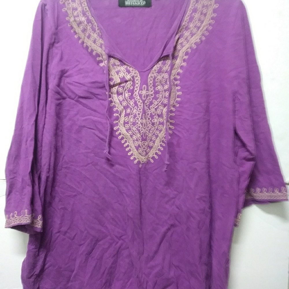 Harve Benard purple top. 3X